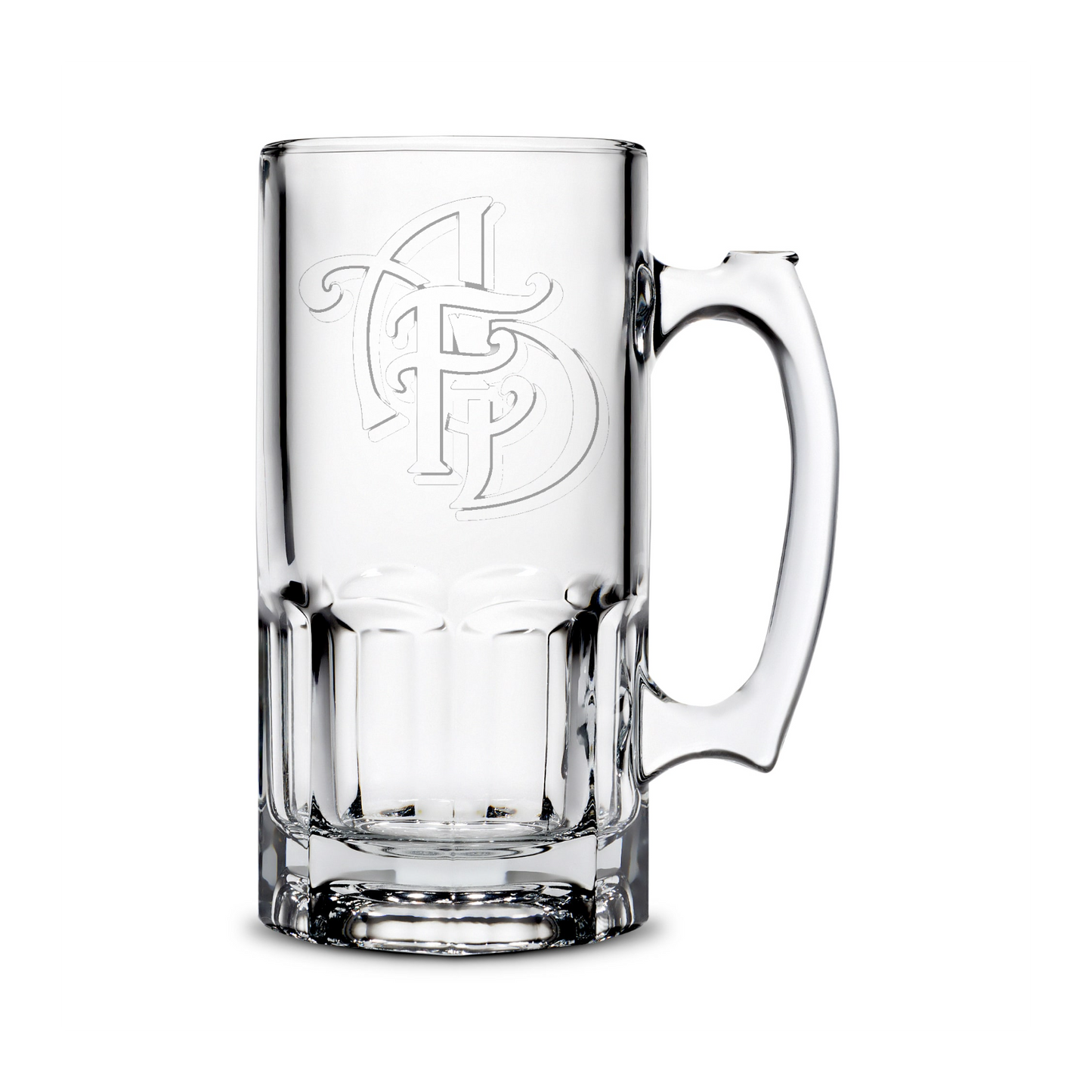 Customizable Gibraltar Beer Mug, 32oz , Laser Etched or Hand Etched