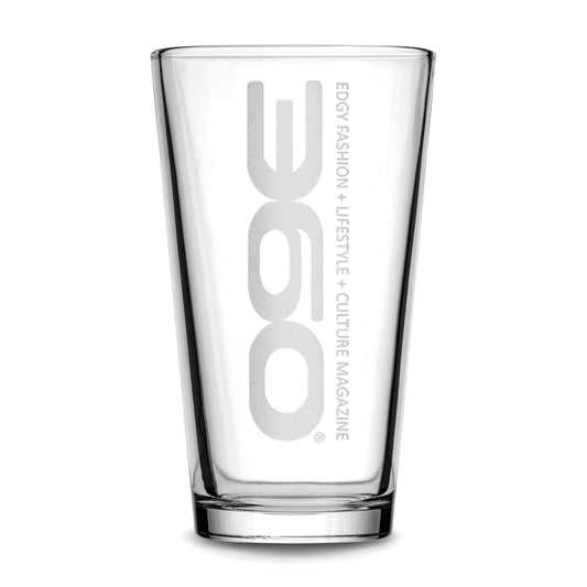 360 Magazine Pint Glass, Beer Glass, 16oz Integrity Bottles
