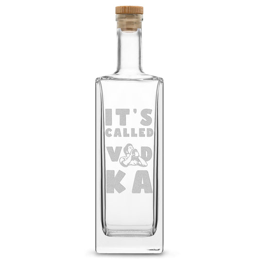 Premium Liberty Liquor Bottle - It's Called Vodka, 750ml, Laser Etched or Hand Etched