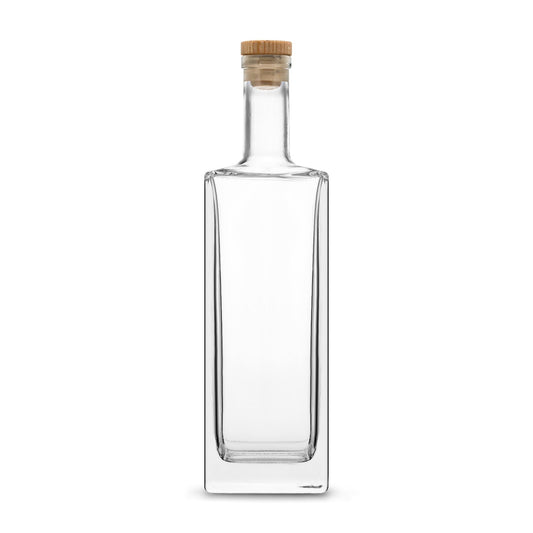 Customizable, Premium Refillable Small Liberty Style Liquor Decanter, Handmade, Handblown, Hand Etched Gifts, Sand Carved, 375ml, Laser Etched or Hand Etched