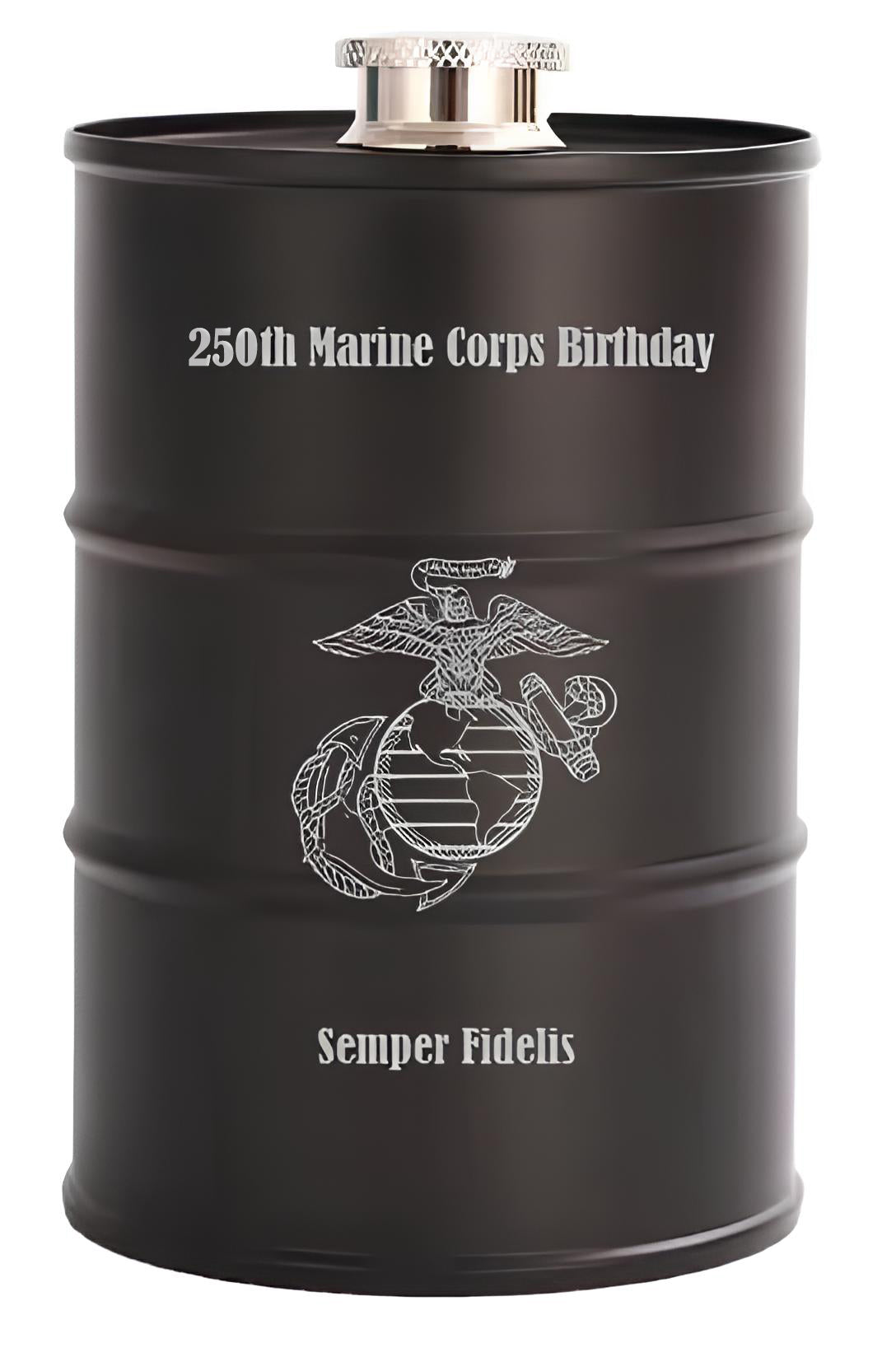 Oil Barrel Whiskey Flask Set