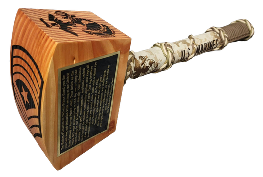 War Hammer, Tri-color Braid, Marine Corps, Desert