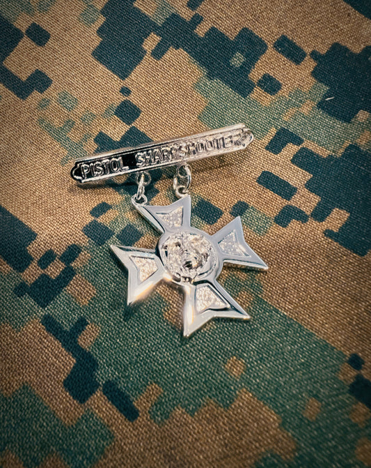 MC QUAL BDG PISTOL SHARP