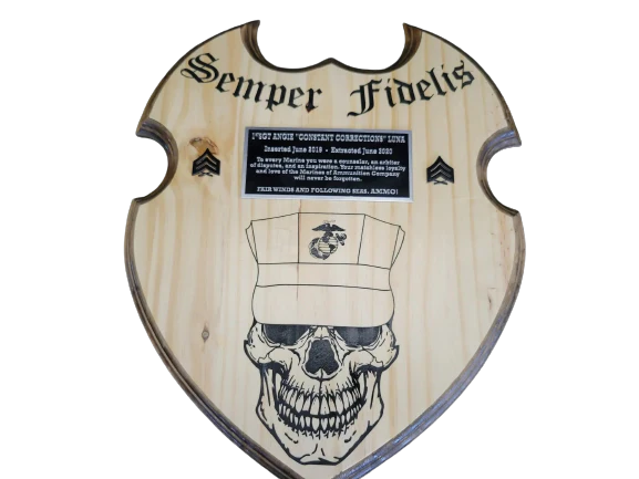 Semper Fi Shield with cover