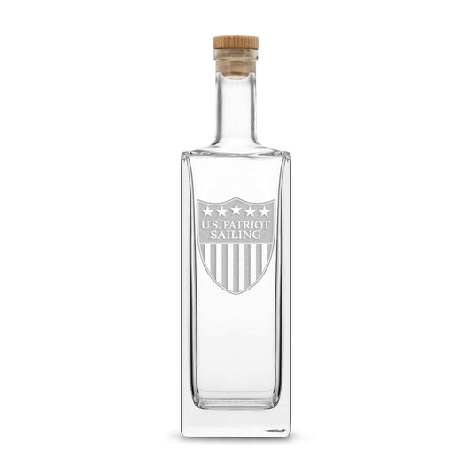 Premium Refillable Liberty Bottle, US Patriot Sailing Logo, 750mL Integrity Bottles