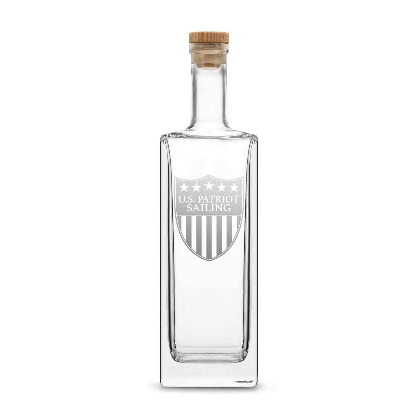 Premium Refillable Liberty Bottle, US Patriot Sailing Logo, 750mL Integrity Bottles