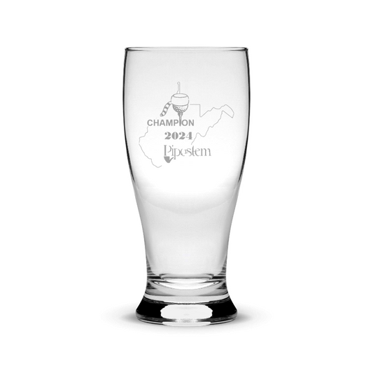 Customizable Pilsner Glass, 16oz, Laser Etched or Hand Etched