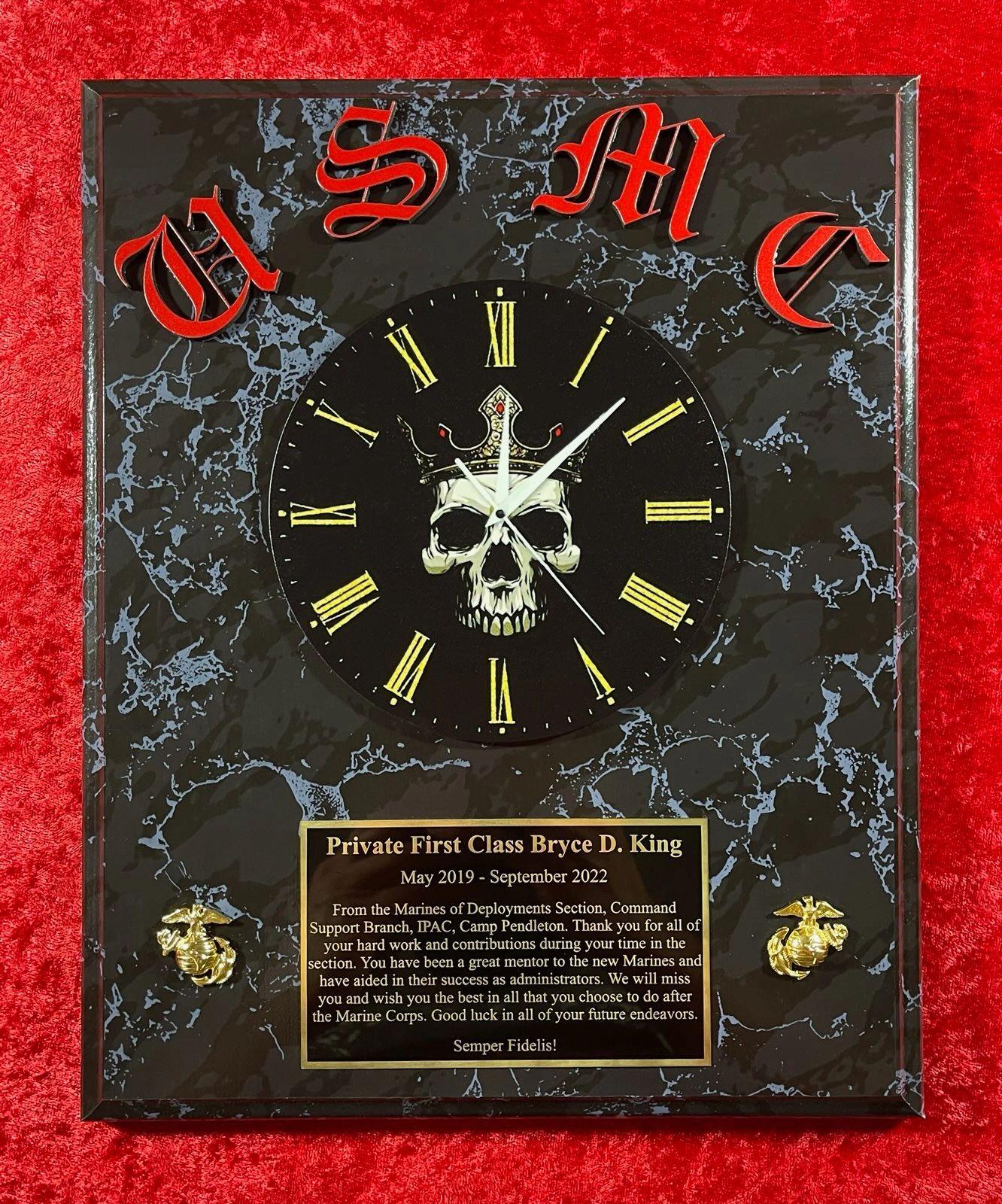 9 x 12 Plaque with 45 Degree Bevel Edge