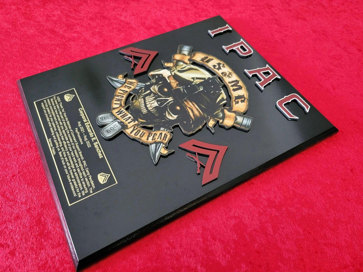 9 x 12 Plaque with 45 Degree Bevel Edge