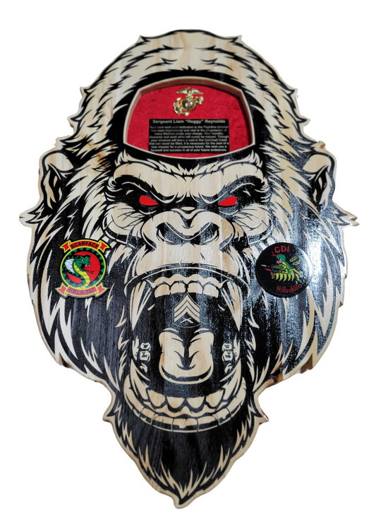 23in Gorilla Plaque
