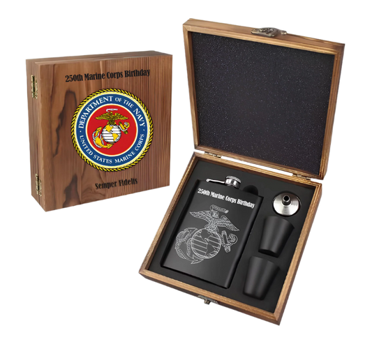 Whiskey Flask Set