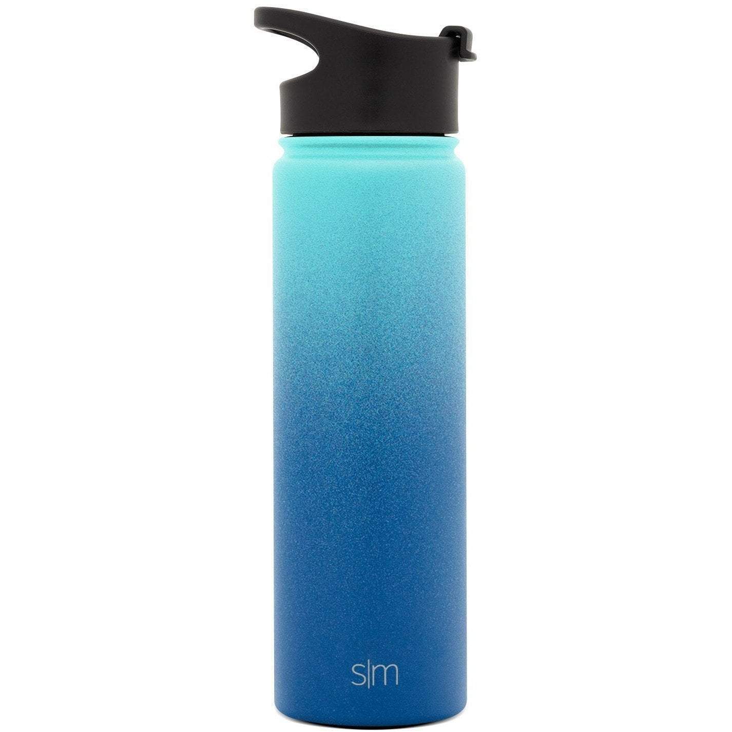 Pacific Dream Custom Etched Simple Modern Summit Water Bottle, 22 Ounce by Integrity Bottles